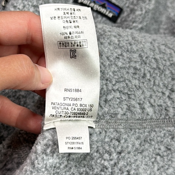 Patagonia Better Sweater 1/2 Zip Jacket Gray Size Large - Picture 9 of 11